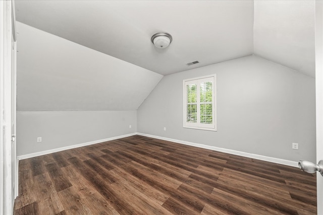 139 Rachelle Pl, Baxter, TN 38544 - additional living space with lofted ceiling and dark wood finished floors