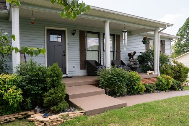 5414 Doubleview Cir, Baxter, TN 38544 - entrance to property featuring covered porch