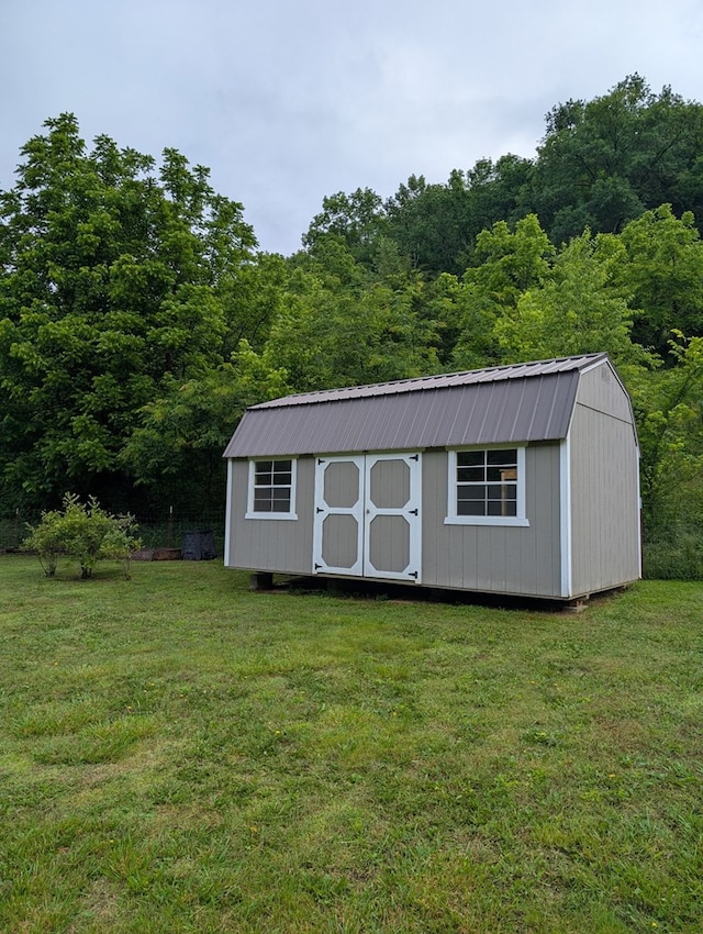 3569 Dry Mill Creek Rd, Hilham, TN 38568 - view of shed featuring a wooded view
