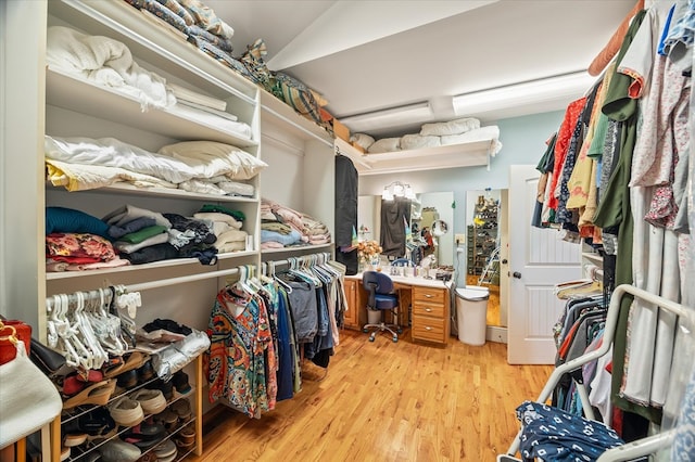 292 Mclerran Cemetery Rd, Moss, TN 38575 - spacious closet featuring light wood finished floors