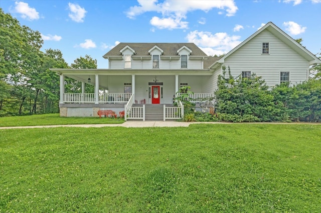 292 Mclerran Cemetery Rd, Moss, TN 38575 - farmhouse inspired home featuring covered porch and a front yard