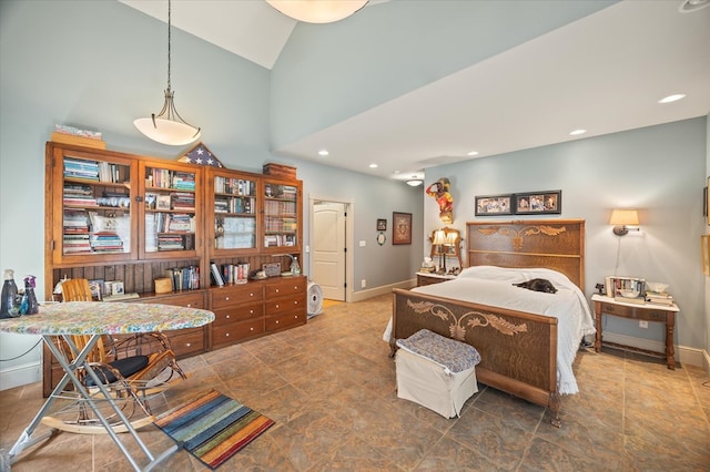 292 Mclerran Cemetery Rd, Moss, TN 38575 - bedroom featuring recessed lighting and vaulted ceiling