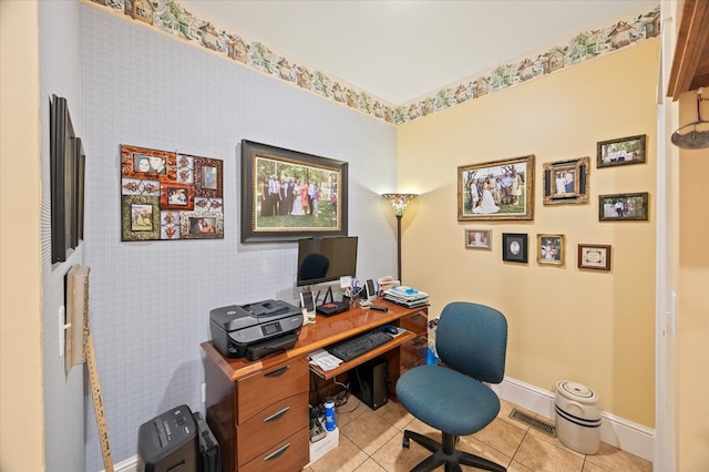 292 Mclerran Cemetery Rd, Moss, TN 38575 - tiled office space featuring baseboards