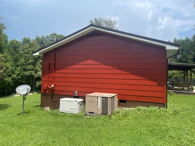 239 Doc Huling Rd, Robbins, TN 37852 - view of property exterior with crawl space and a yard