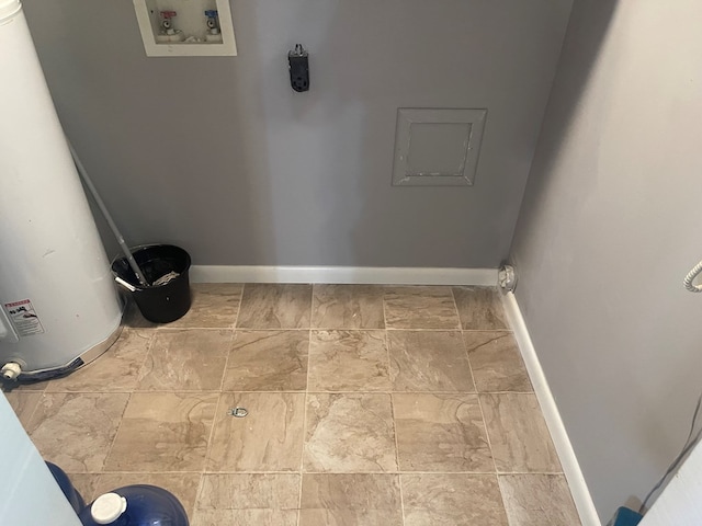 239 Doc Huling Rd, Robbins, TN 37852 - laundry area featuring hookup for a washing machine and gas water heater