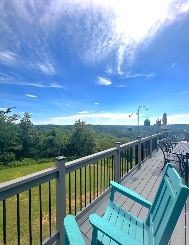 197 Sunfish Ln, Hilham, TN 38568 - wooden deck with a lawn