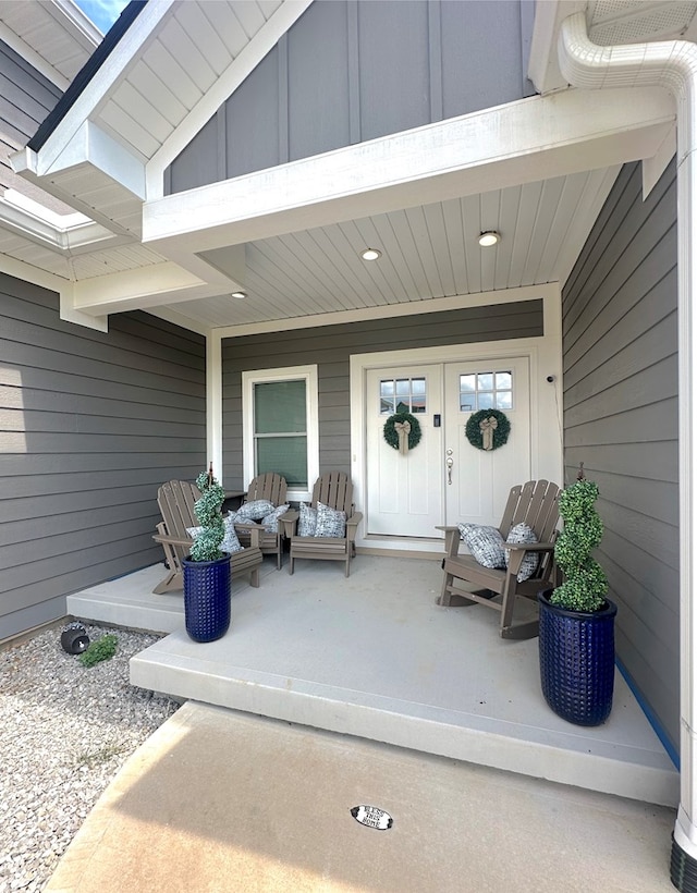 197 Sunfish Ln, Hilham, TN 38568 - doorway to property with an outdoor living space and a patio area