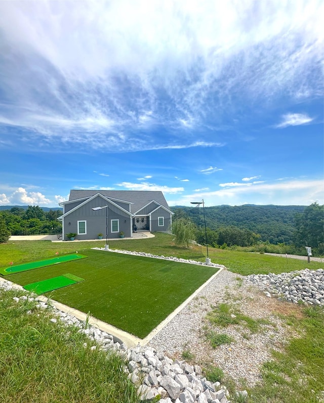 197 Sunfish Ln, Hilham, TN 38568 - view of front of property featuring a front lawn