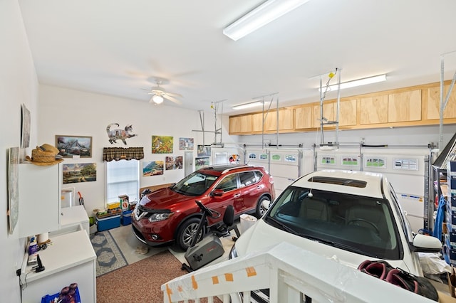 169 Prosperity Dr, Baxter, TN 38544 - garage with ceiling fan