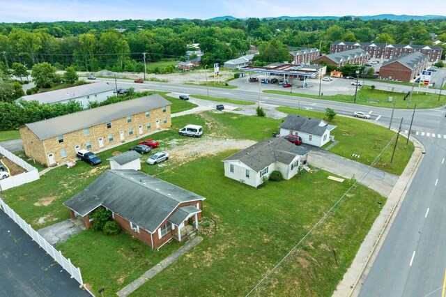 bird's eye view with a residential view and a view of trees