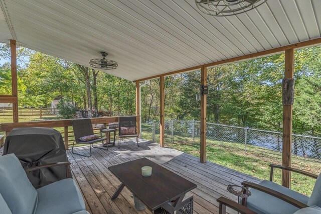 unfurnished sunroom with plenty of natural light