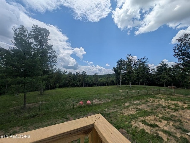 216 Valerie Dr, Deer Lodge, TN 37726 - view of yard featuring a view of trees and a view of rural / pastoral area