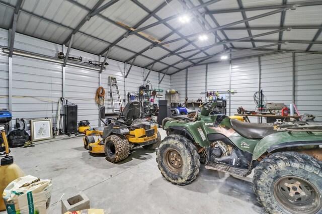 98 Paso Fino Trl, Jamestown, TN 38556 - garage featuring metal wall