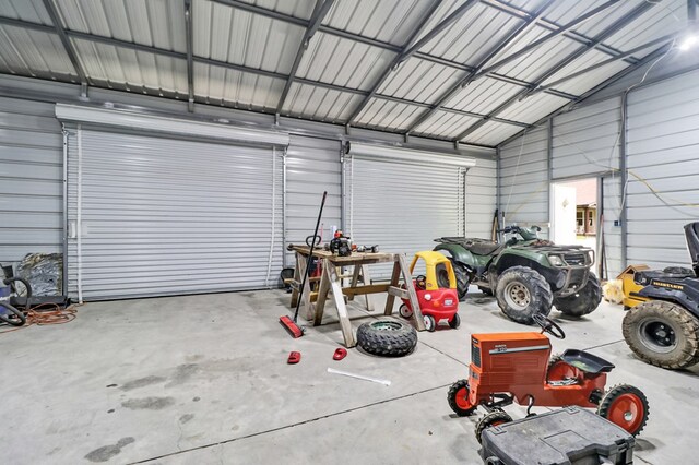 98 Paso Fino Trl, Jamestown, TN 38556 - garage featuring metal wall
