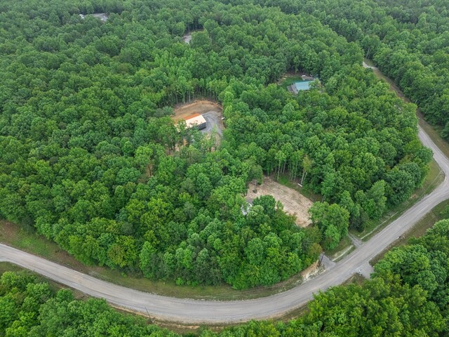 294 Big Piney Loop, Wilder, TN 38589 - aerial view of property's location with a heavily wooded area