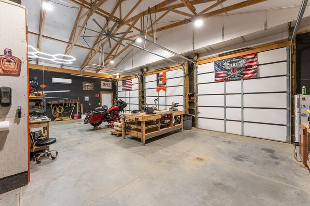 294 Big Piney Loop, Wilder, TN 38589 - garage with a workshop area