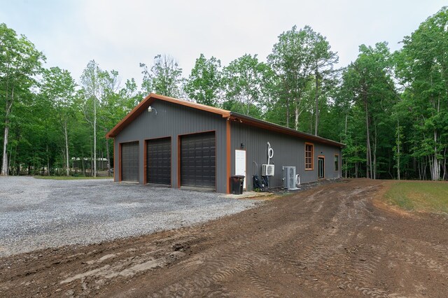 294 Big Piney Loop, Wilder, TN 38589 - detached garage with central air condition unit