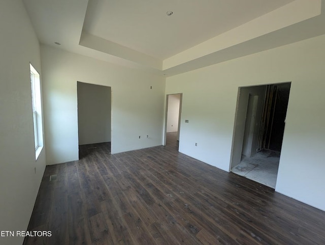249 Old Grimsley Ct, Grimsley, TN 38565 - empty room featuring wood-type flooring and a tray ceiling