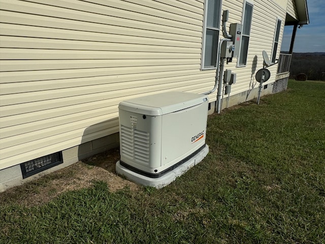 1032 Kendall Smith Rd, Pikeville, TN 37367 - exterior view of a power unit and crawl space