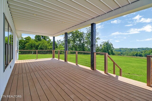 320 Ridge Ln, Monterey, TN 38574 - deck with a lawn