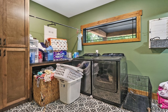 2810 Stockton Rd, Jamestown, TN 38556 - laundry area featuring separate washer and dryer