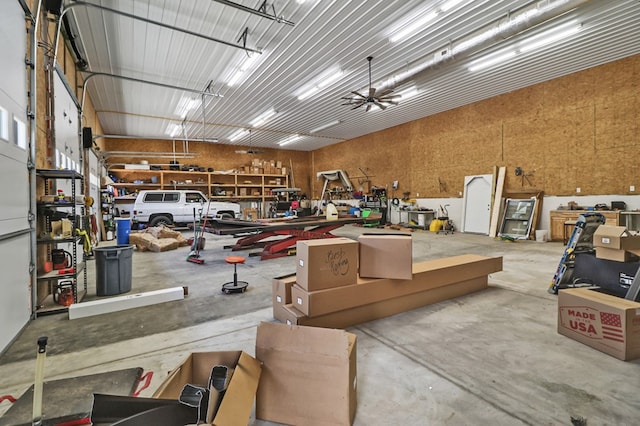 2810 Stockton Rd, Jamestown, TN 38556 - garage featuring a workshop area