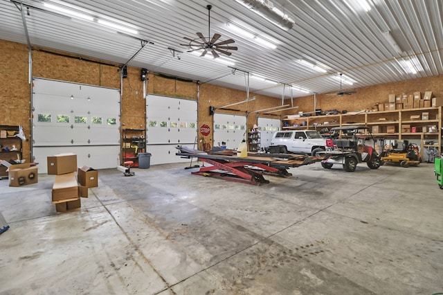 2810 Stockton Rd, Jamestown, TN 38556 - garage with a workshop area