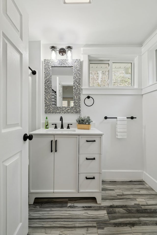 1069 Pleasant Shade Hwy, Pleasant Shade, TN 37145 - bathroom with vanity and wood finished floors