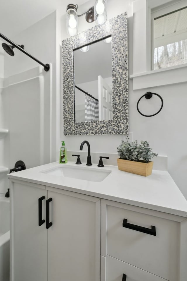 1069 Pleasant Shade Hwy, Pleasant Shade, TN 37145 - full bathroom featuring vanity and shower / bath combo