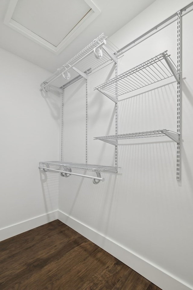 1069 Pleasant Shade Hwy, Pleasant Shade, TN 37145 - spacious closet with dark wood-style flooring