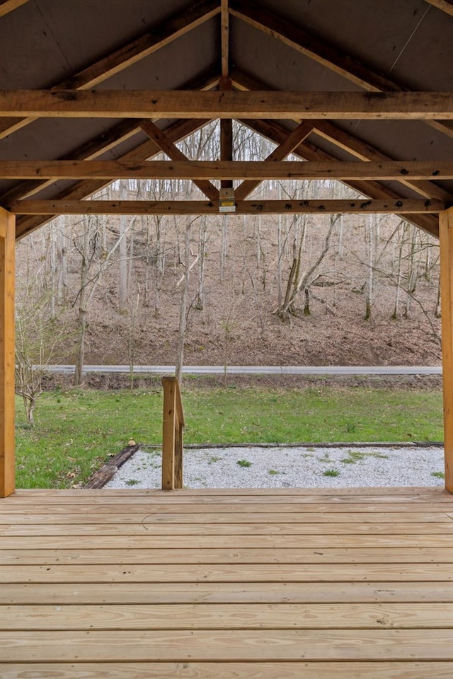 1069 Pleasant Shade Hwy, Pleasant Shade, TN 37145 - view of wooden deck