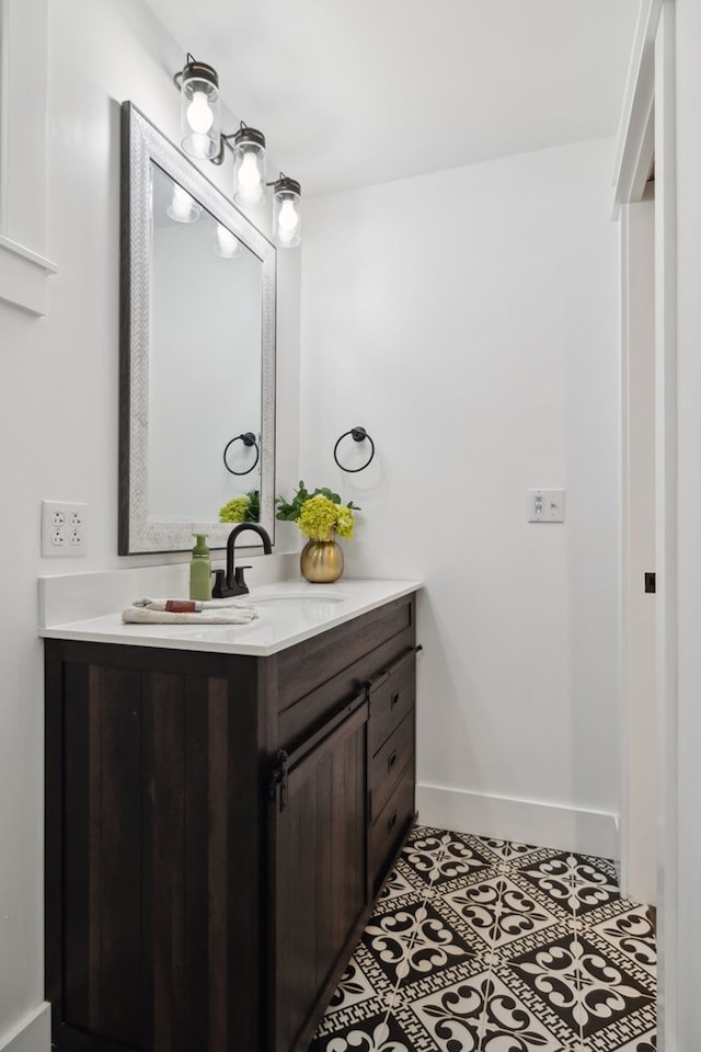 1069 Pleasant Shade Hwy, Pleasant Shade, TN 37145 - bathroom with vanity and tile patterned floors
