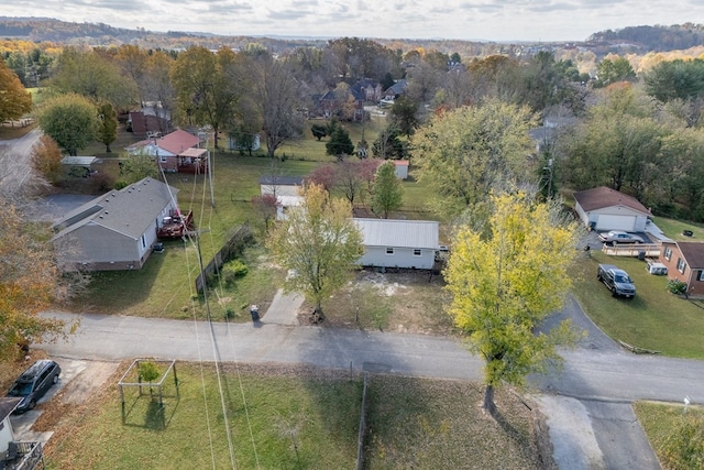 drone / aerial view featuring a residential view