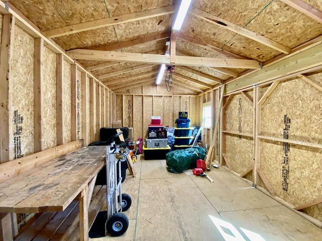 storage with a garage