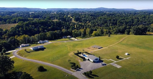 aerial view with a view of trees