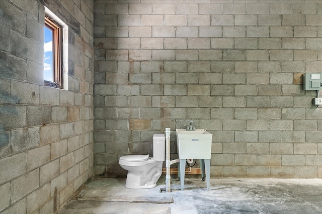 bathroom with toilet