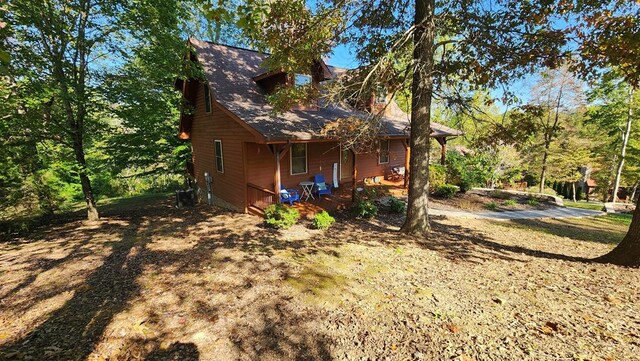 exterior space featuring a porch