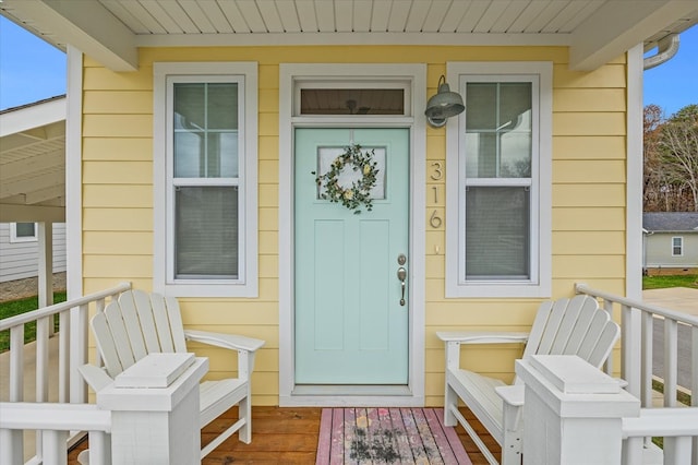 view of entrance to property