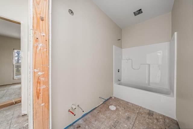 bathroom with shower / bathing tub combination