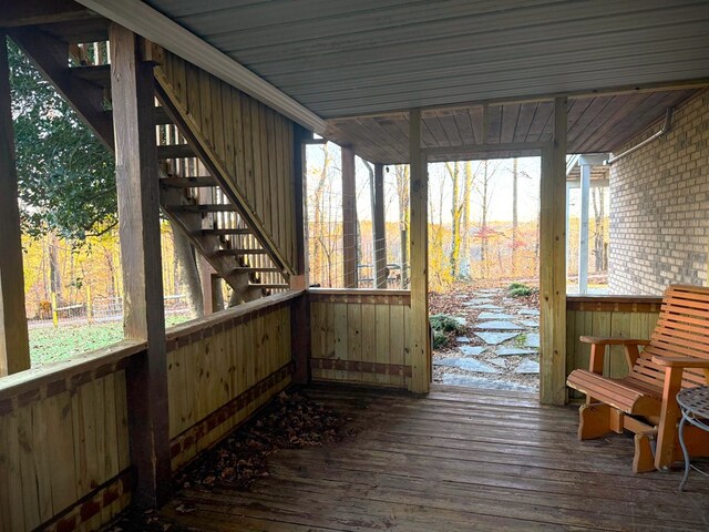 view of deck