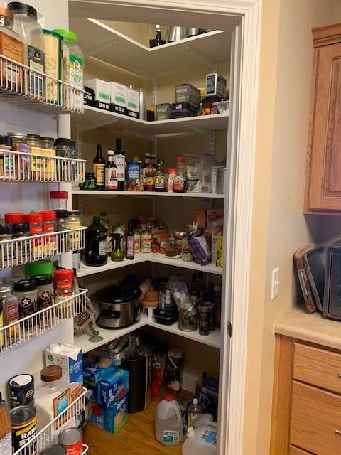 view of pantry