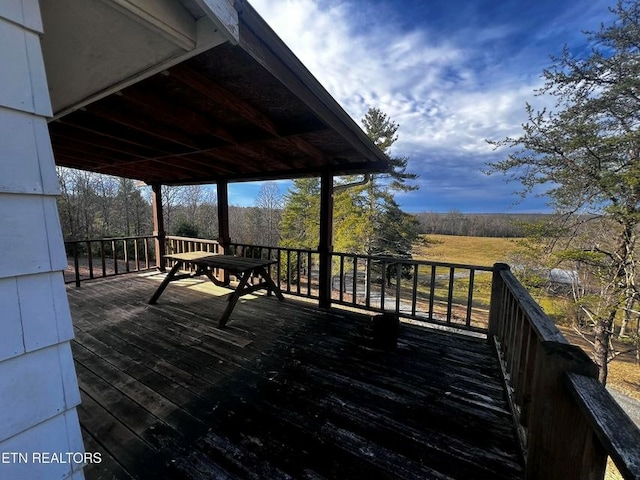 view of deck