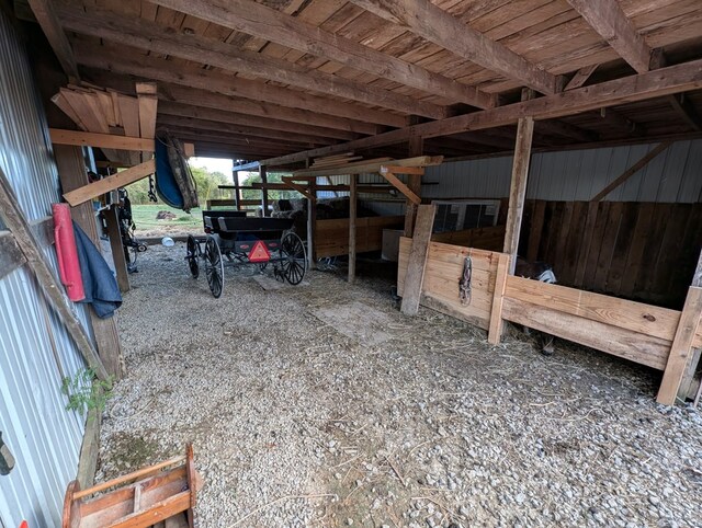 view of stable