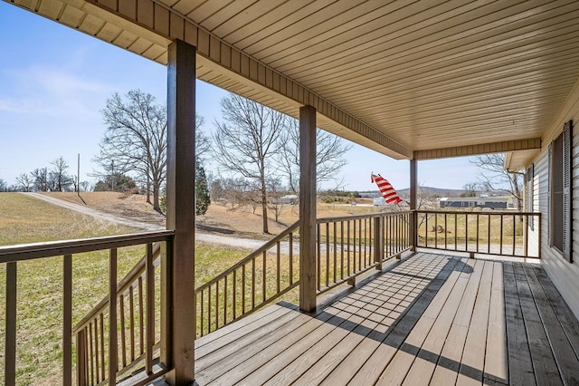 view of deck