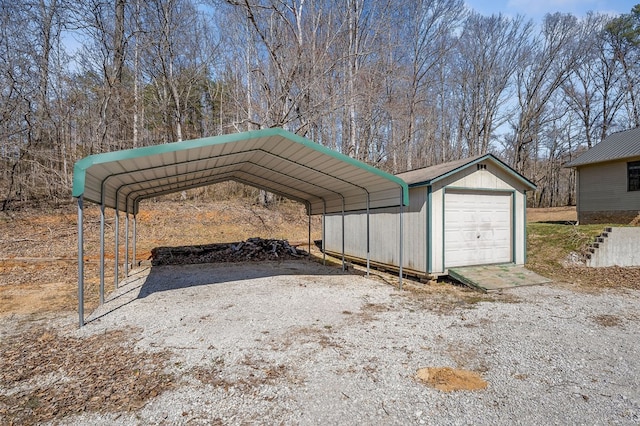 view of outbuilding