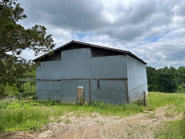 view of barn