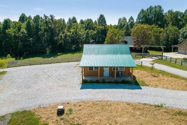 view of property's community with a rural view