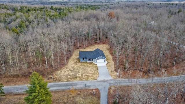 aerial view with a view of trees