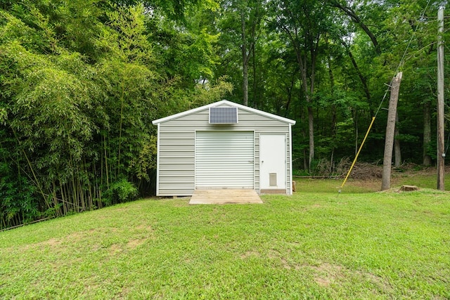 view of outbuilding with an outdoor structure