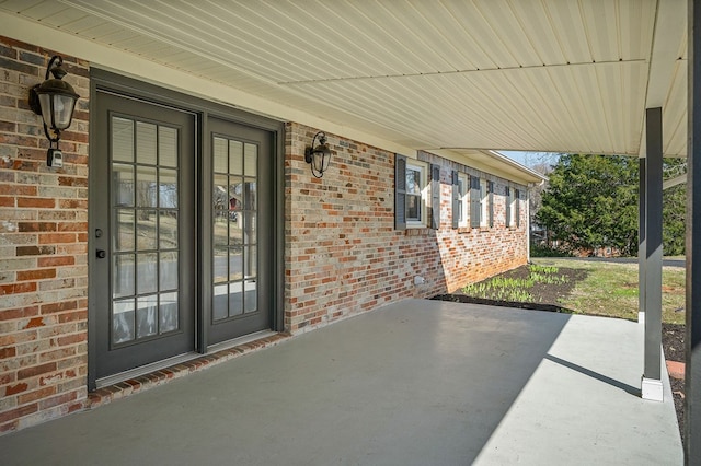 view of patio / terrace featuring covered porch